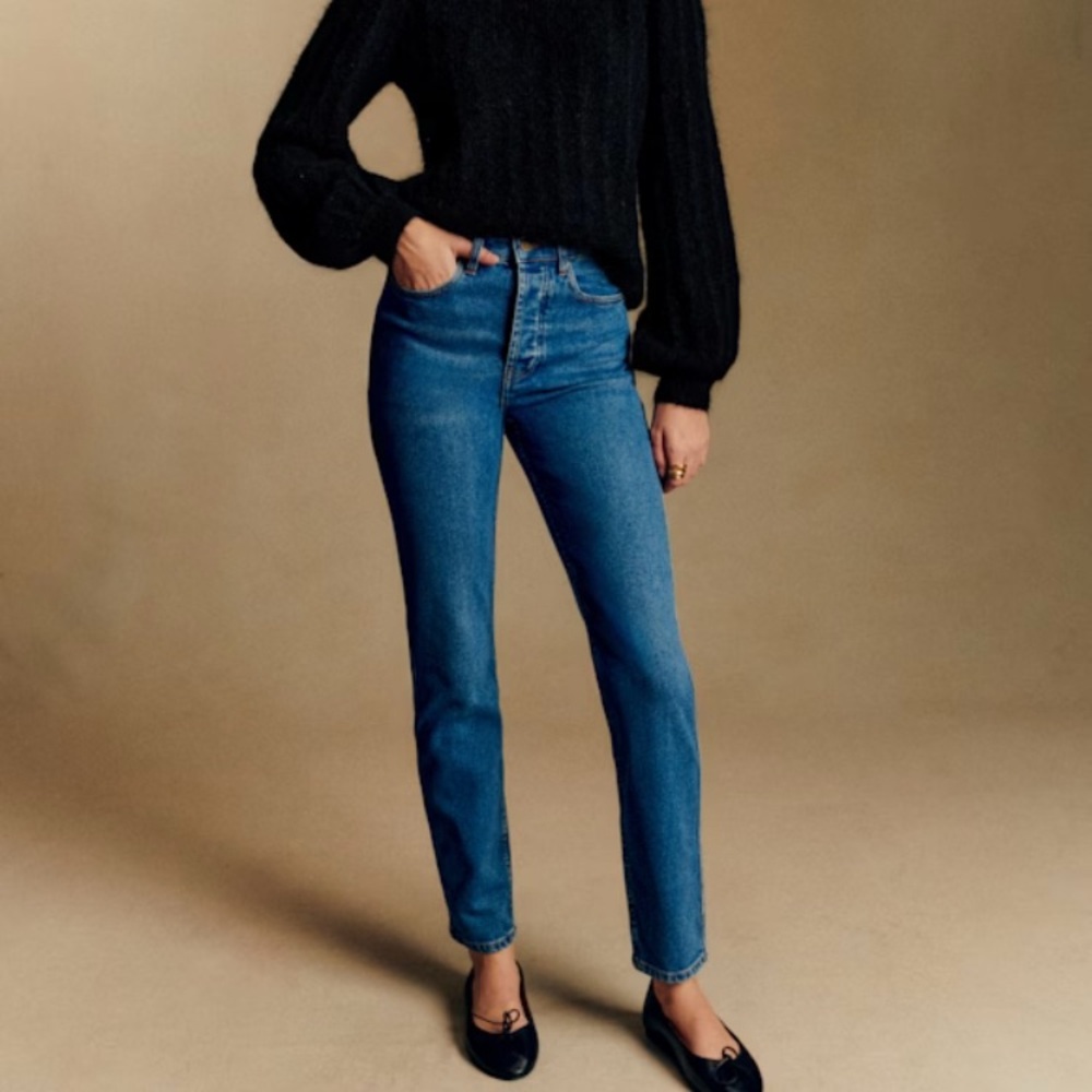 Sezane Brut Sexy -  Blue Women's Jeans